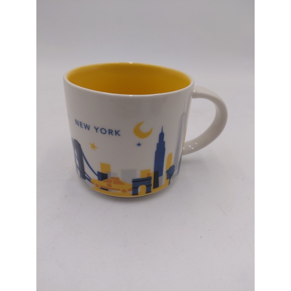 Starbucks New York You Are Here Collection 14oz Coffee Mug Cup - NY Skyline Mug